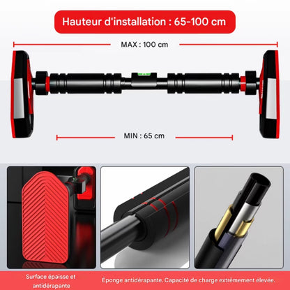 Barre de traction murale